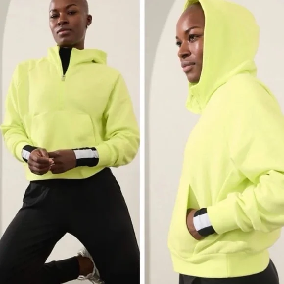 Athleta Easy Fleece Zip Hoodie XXS - Picture 1 of 6